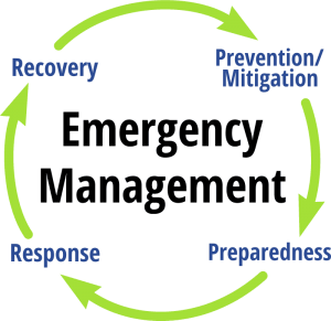 Emergency Management Process Graphic